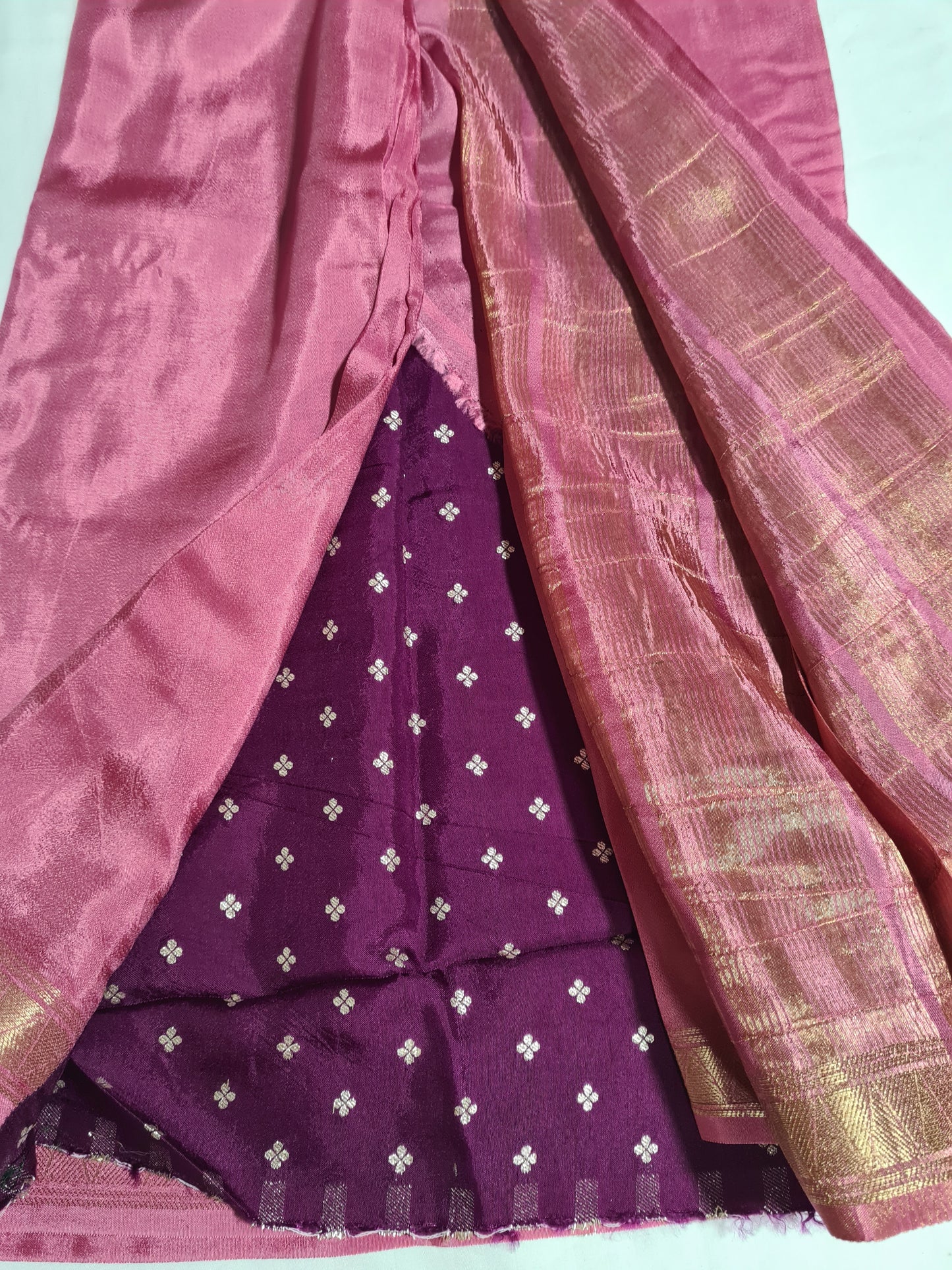 Baby Pink Viscose silk