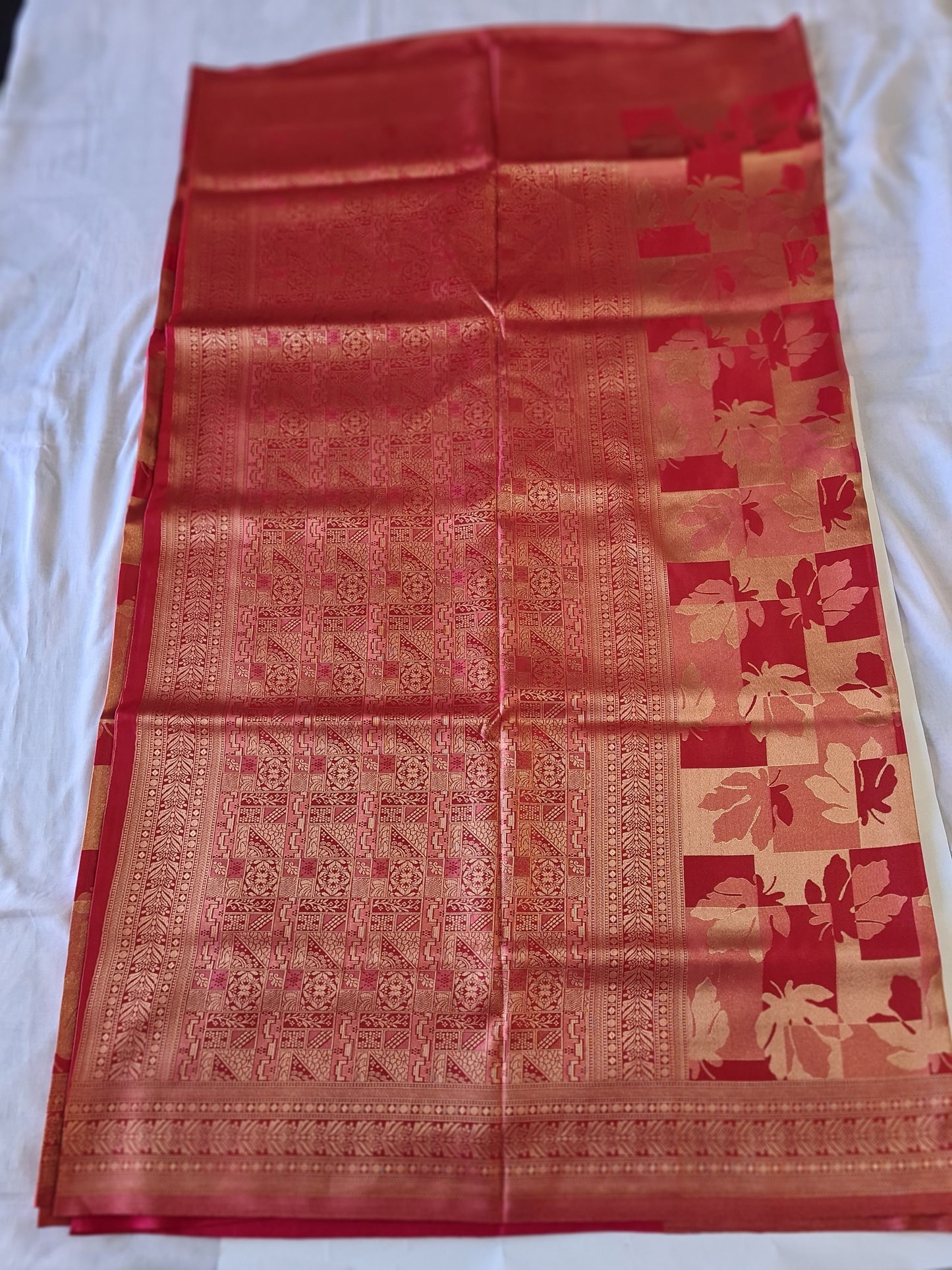 Jacquard Soft Silk Ruby Pink