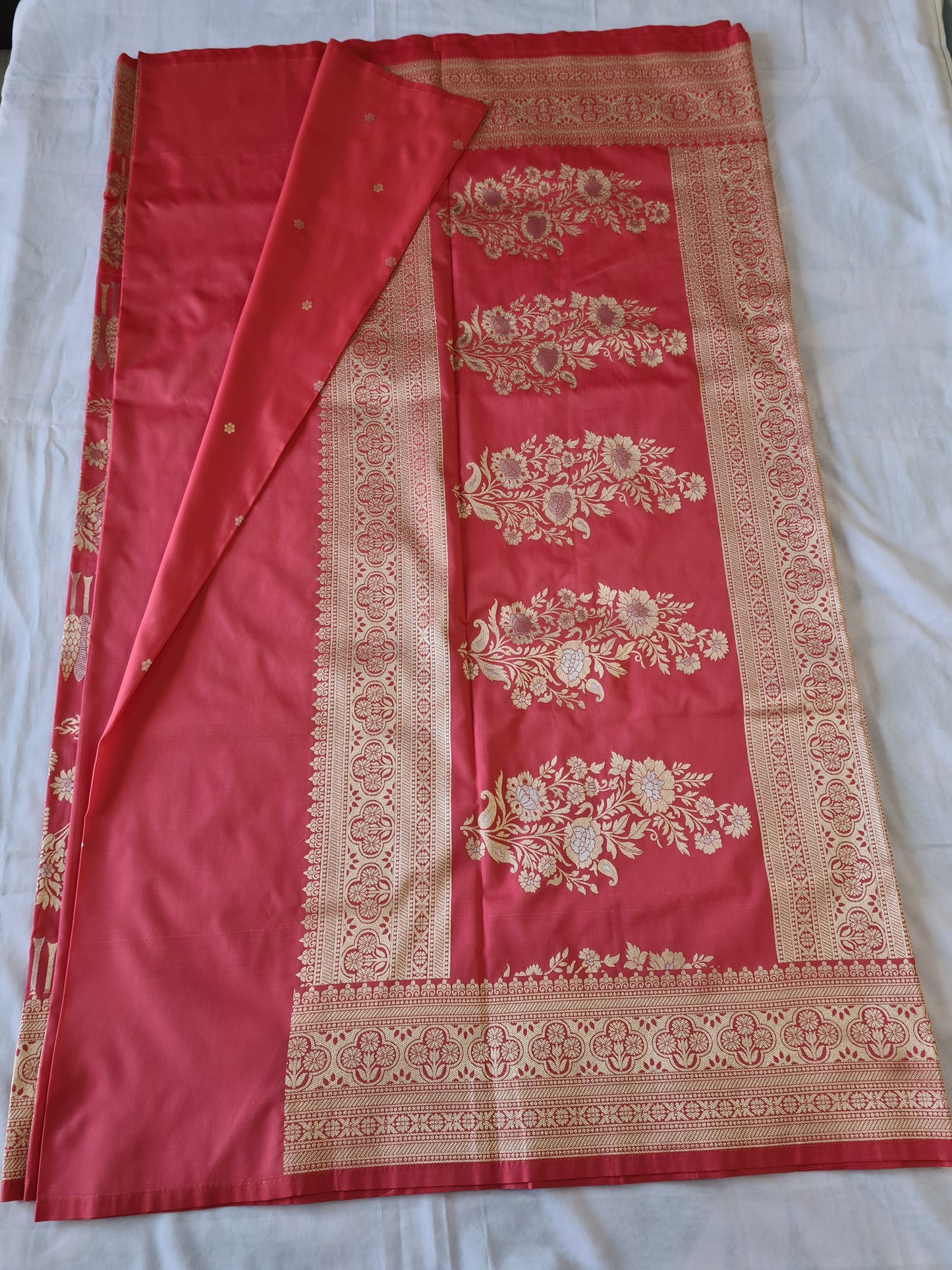 Pure Mashru Katan Opera Peach Pink