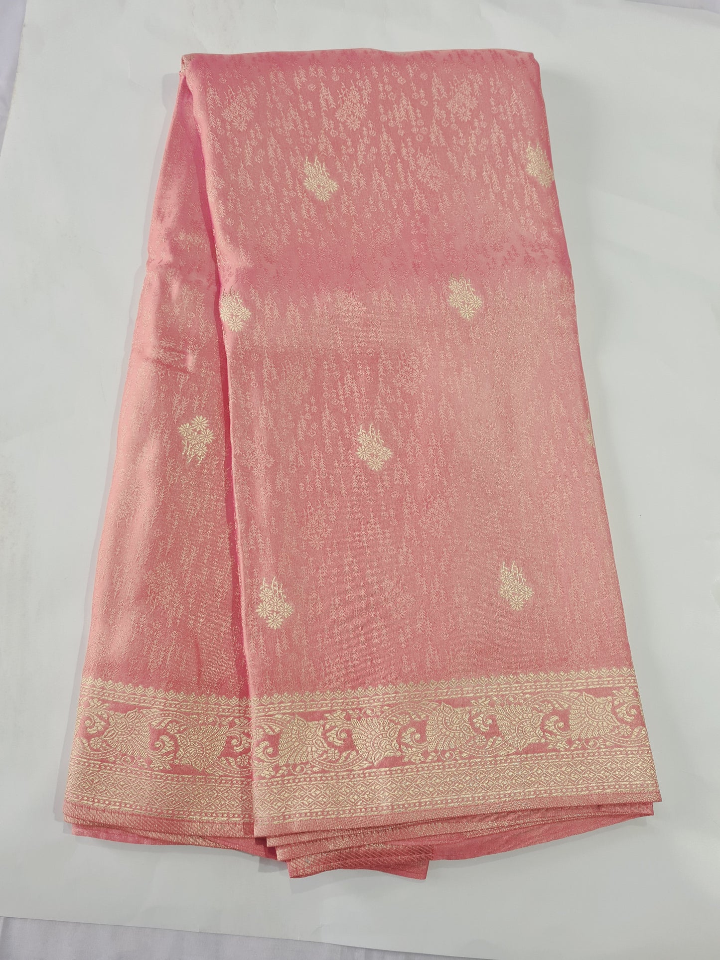 Pure Mashru Zari Pink