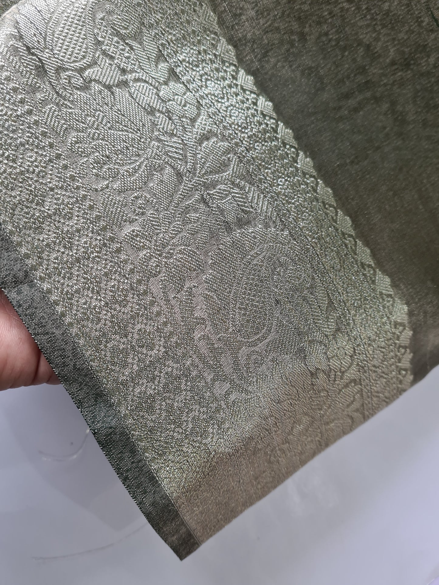 Green Soft Tissue silk