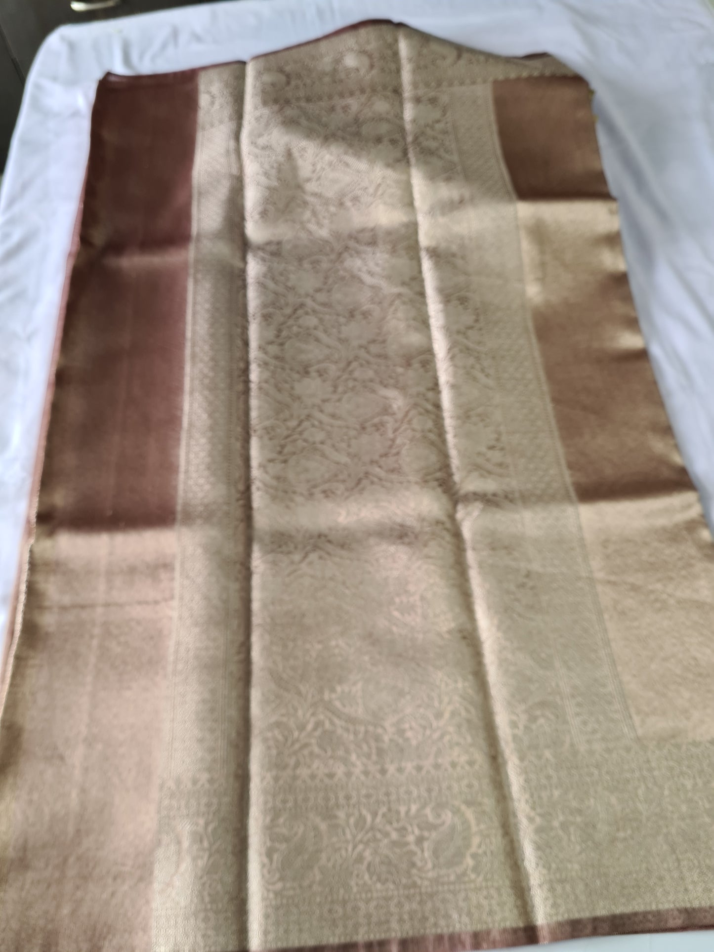 Brown Soft Tissue silk