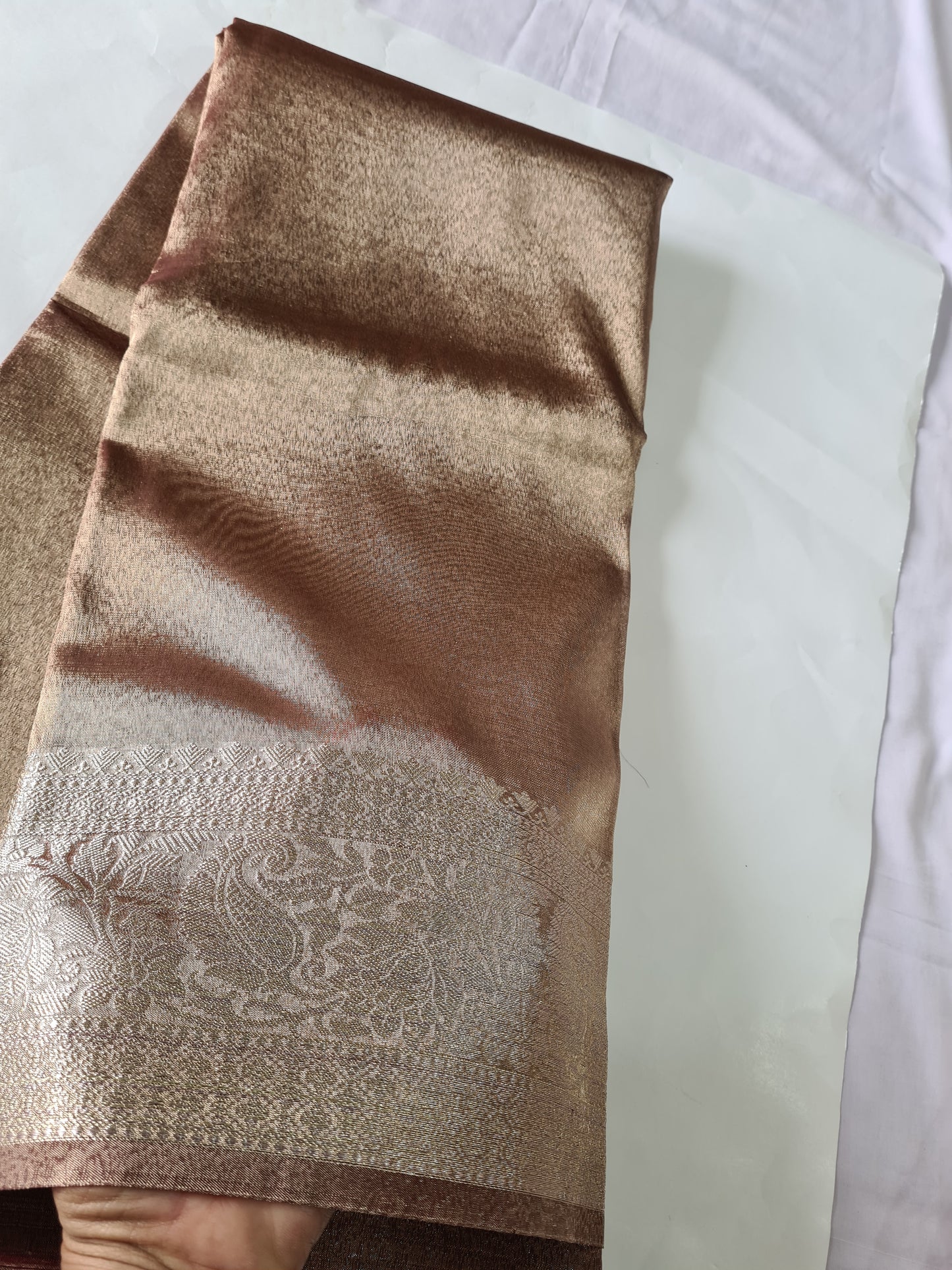 Brown Soft Tissue silk