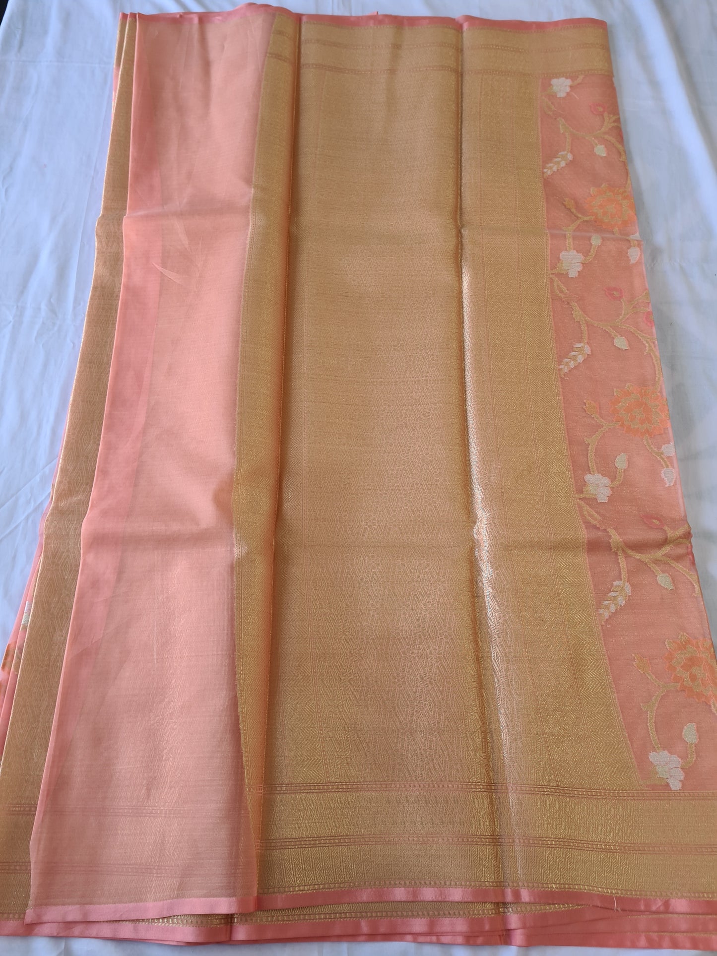 Semi Organza Silk Coral Pink