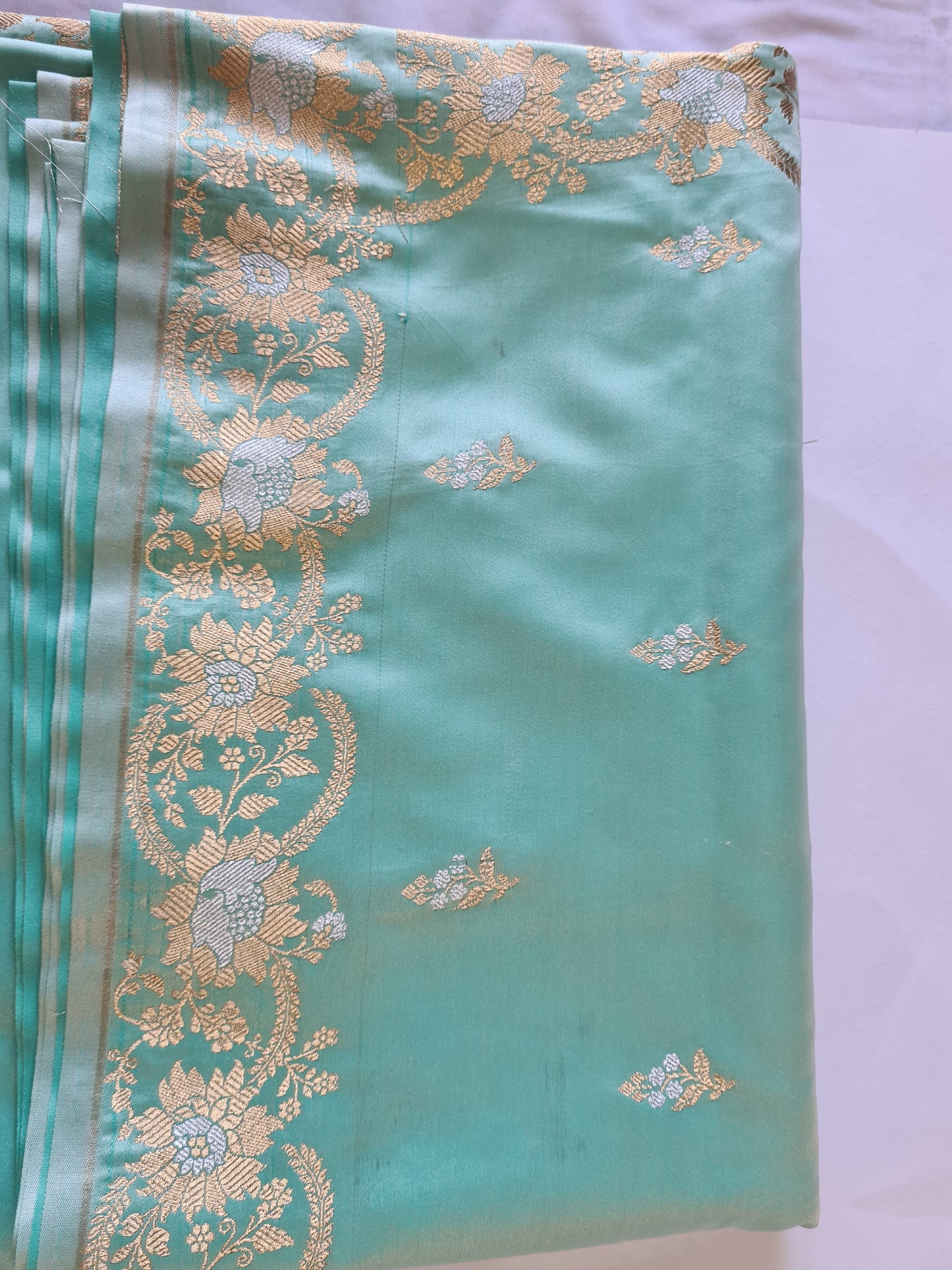 Alfi Mashru Silk Rama green