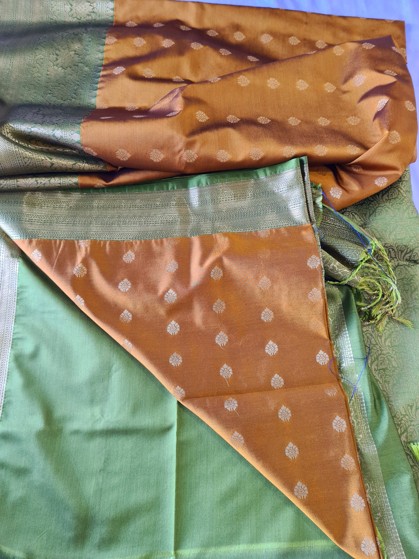 Yellow Green Soft Silk
