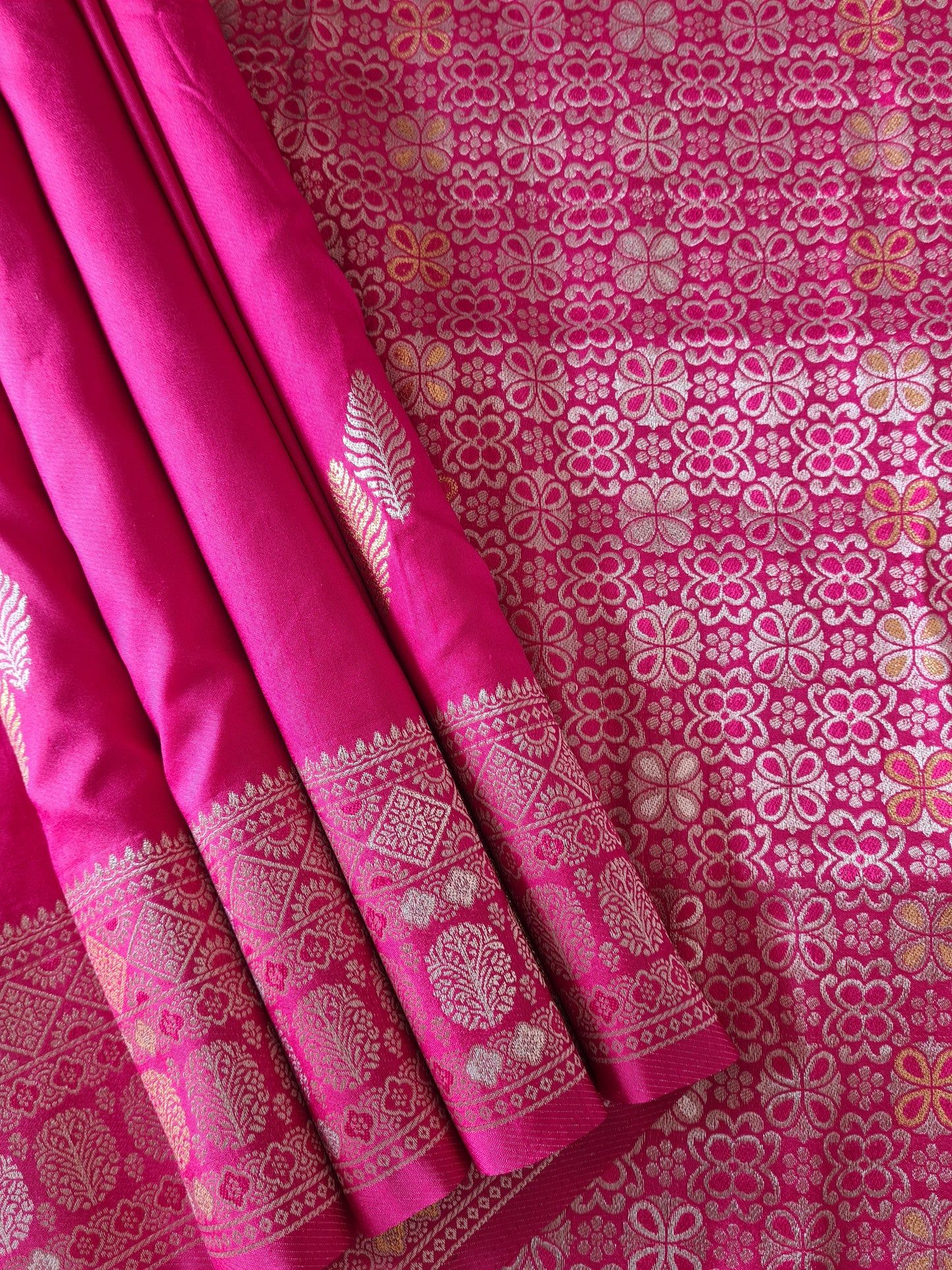 Pink Raw Silk