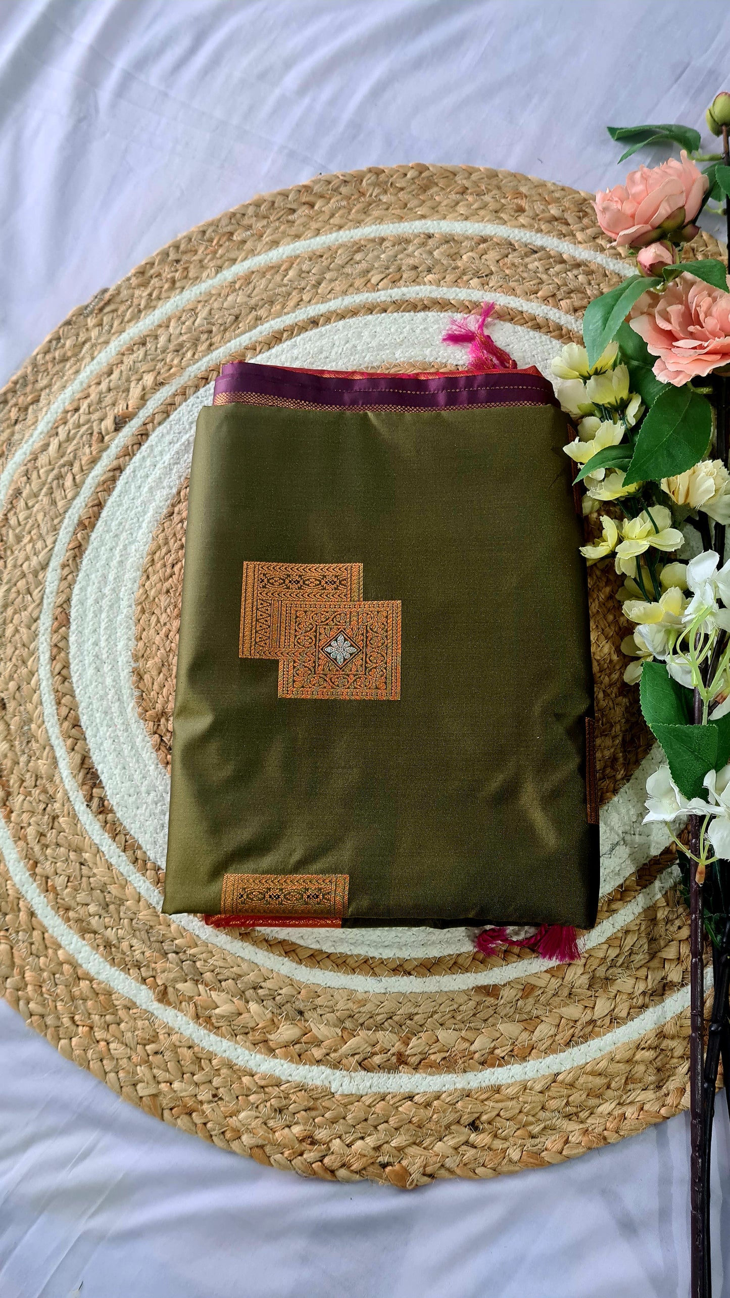 Olive Pink Soft Silk