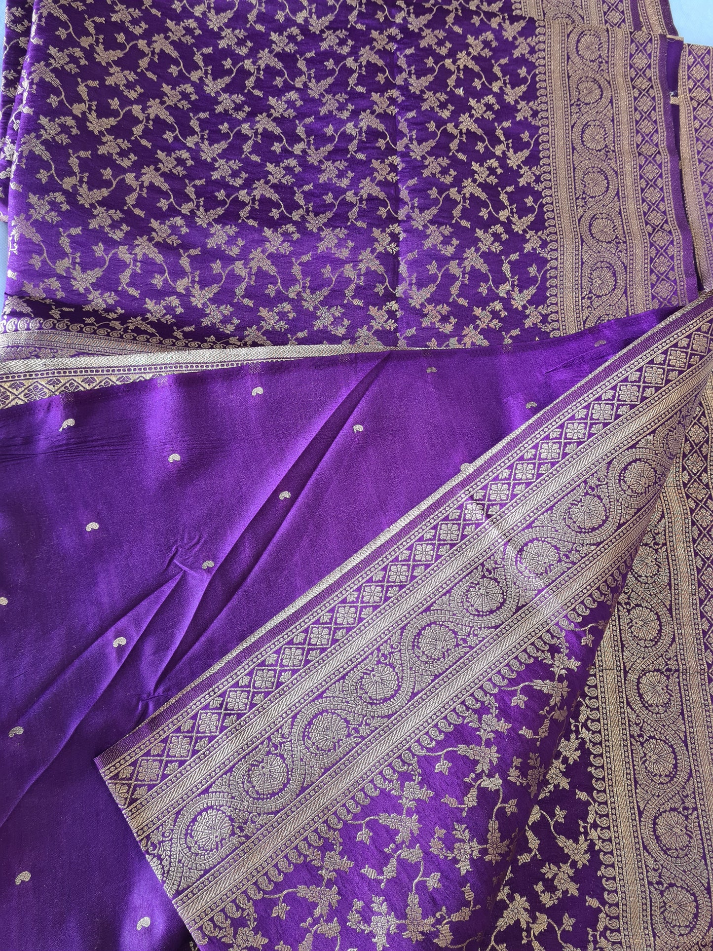 Tussar Silk Purple