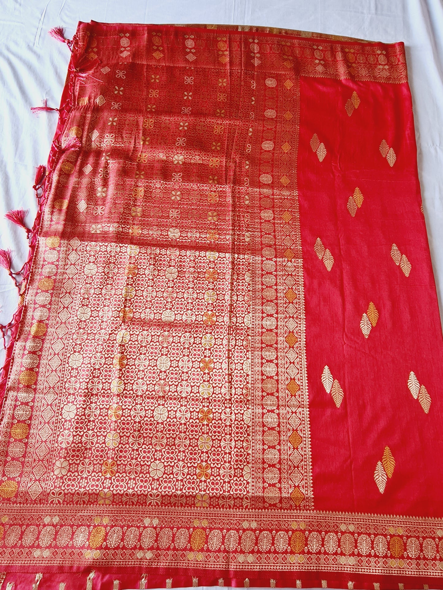 Red Raw Silk