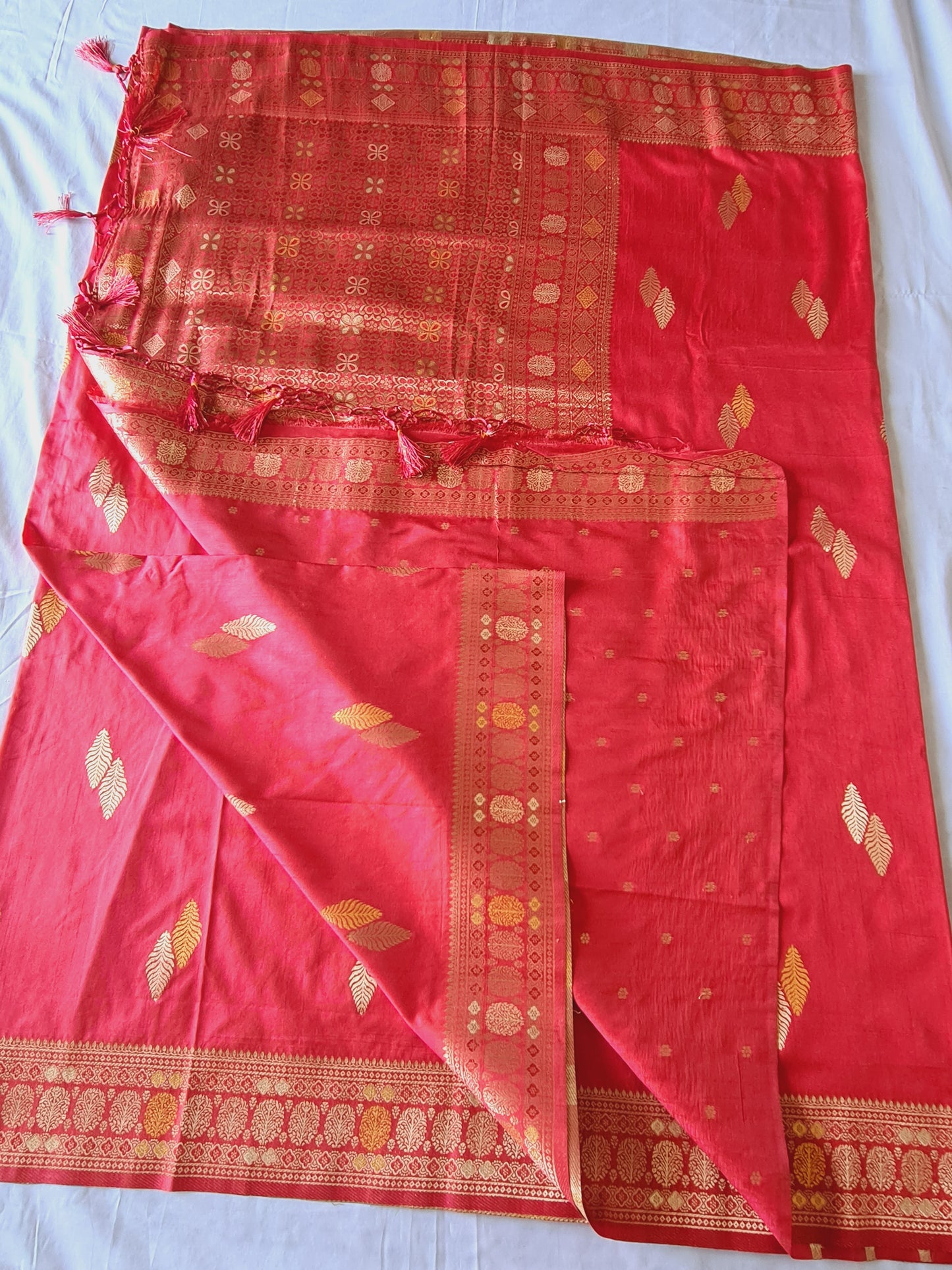 Red Raw Silk