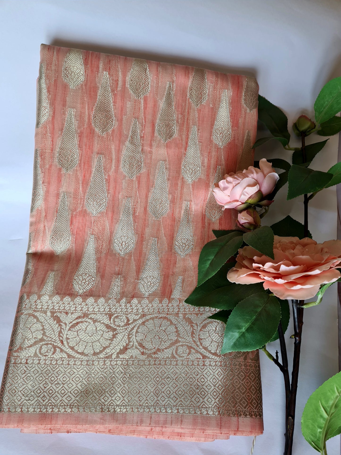 Semi Matka Silk Light Pink