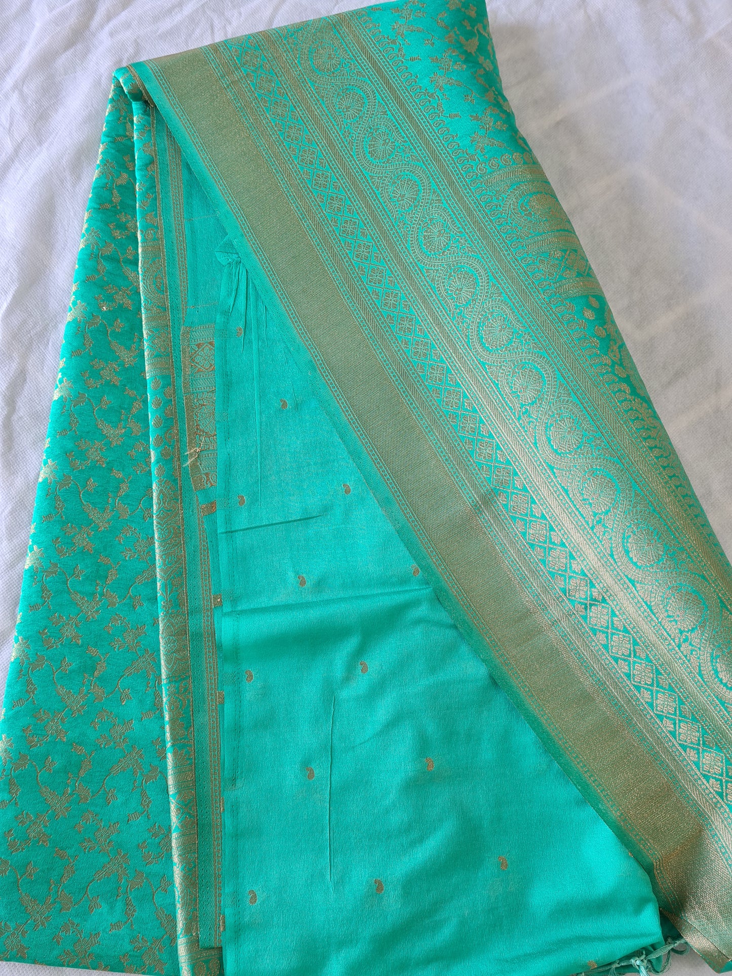 Tussar Silk Rama Green
