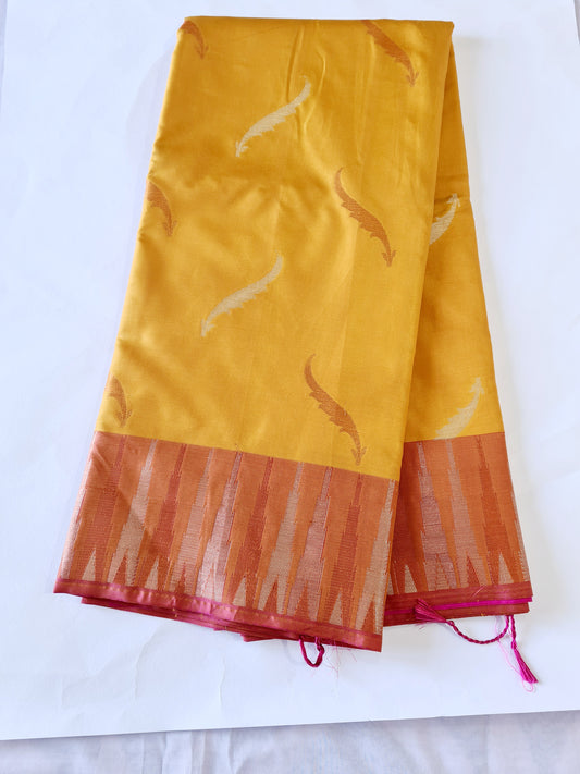 Semi Katan Soft Tissue Golden Yellow