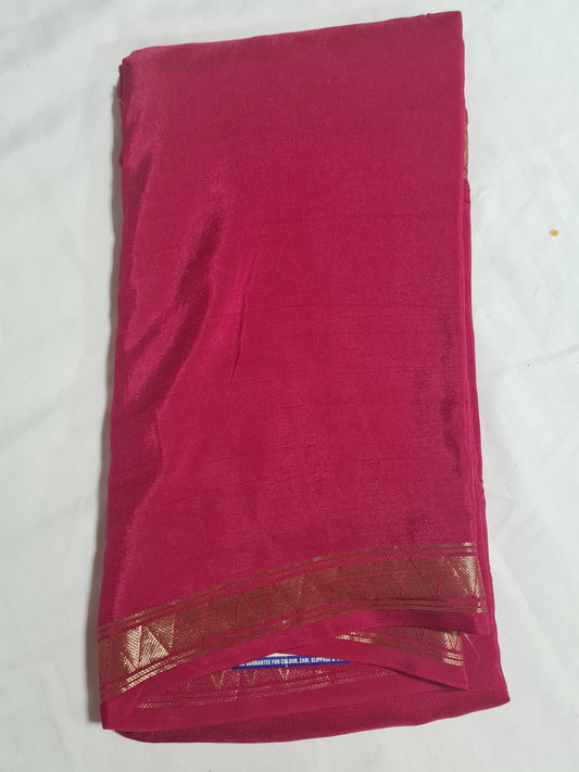 Ruby Pink Viscose silk