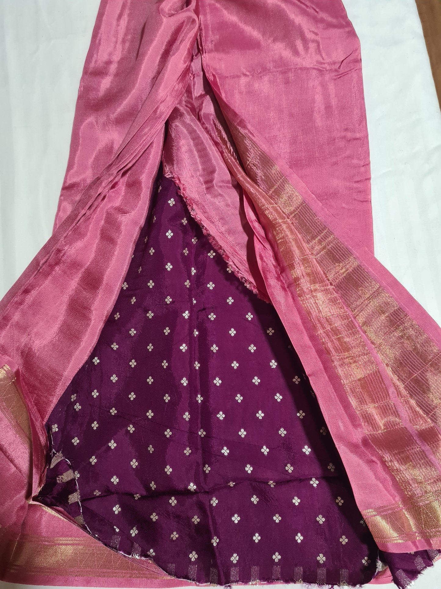 Baby Pink Viscose silk