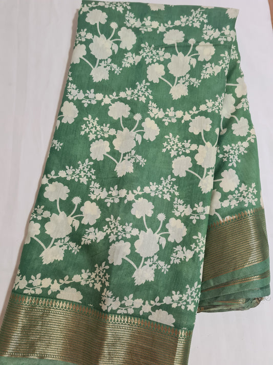 Sea Green Dola silk