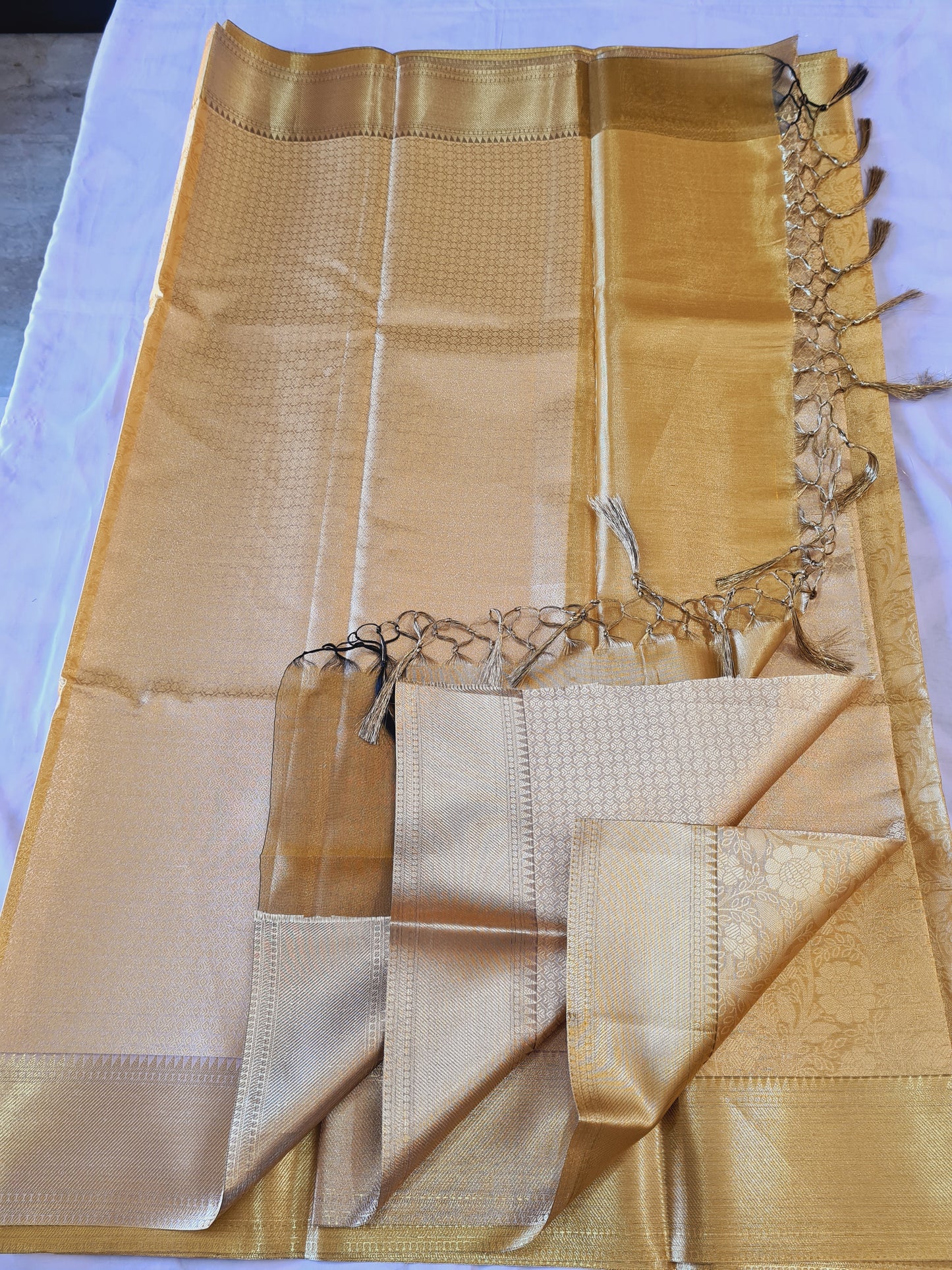 Banarasi Gold Tissue-Gold
