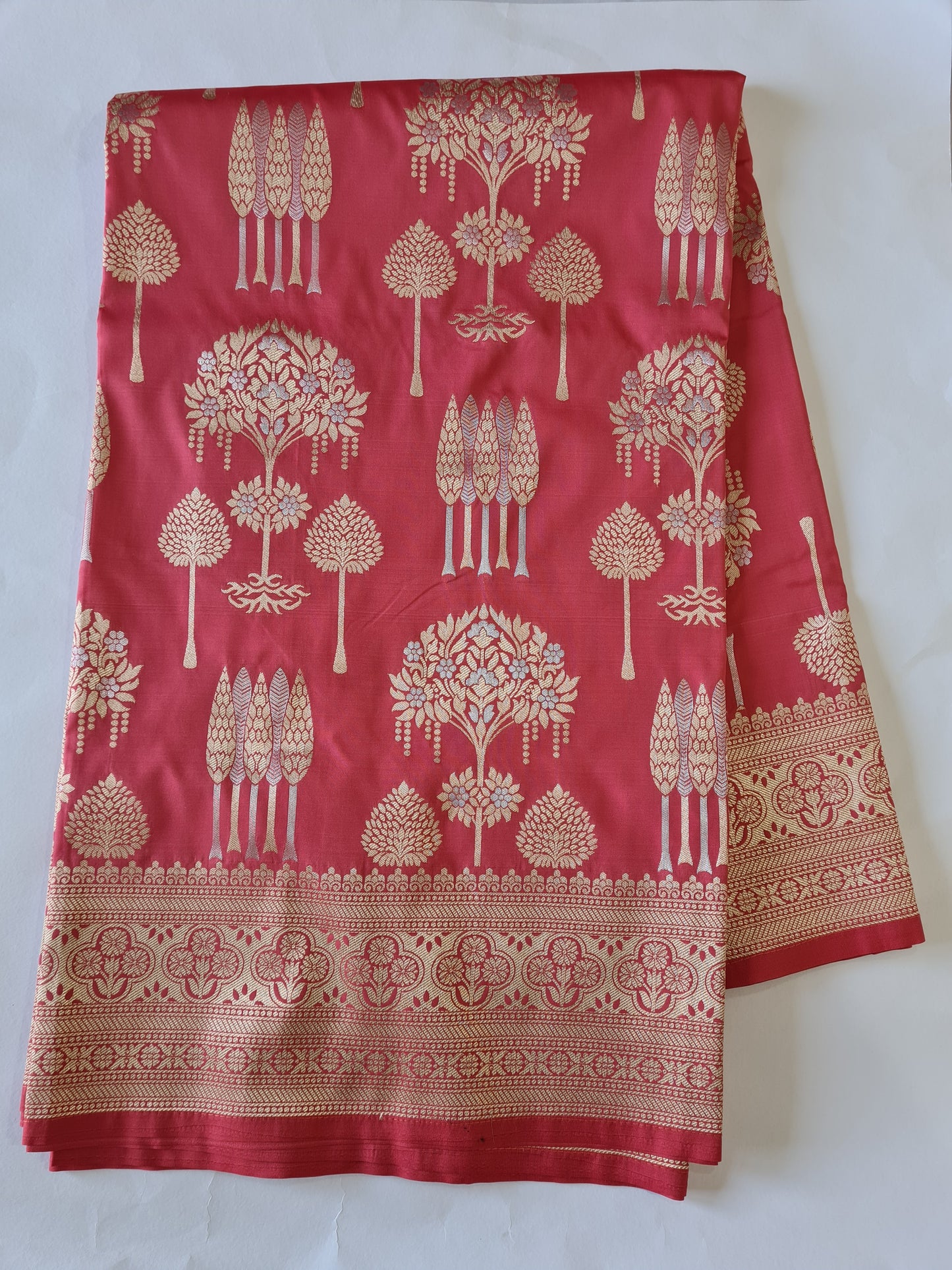 Pure Mashru Katan Opera Peach Pink