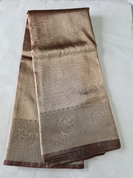 Brown Soft Tissue silk