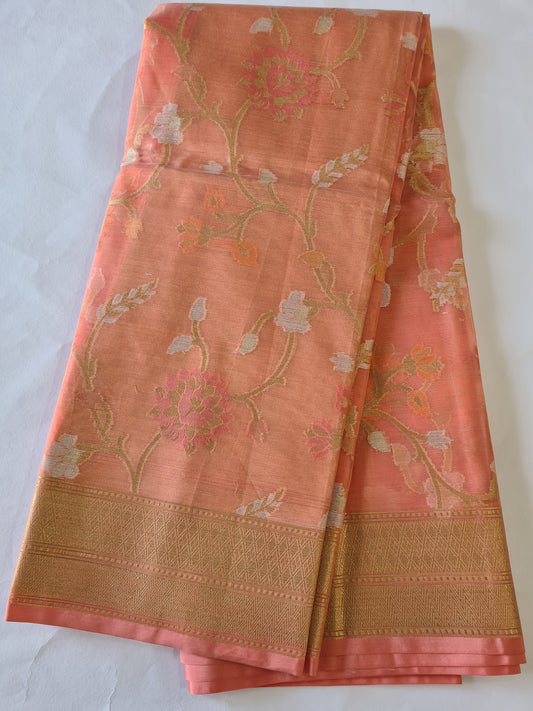Semi Organza Silk Coral Pink
