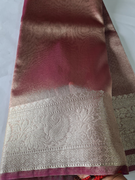 Pink Soft Tissue silk