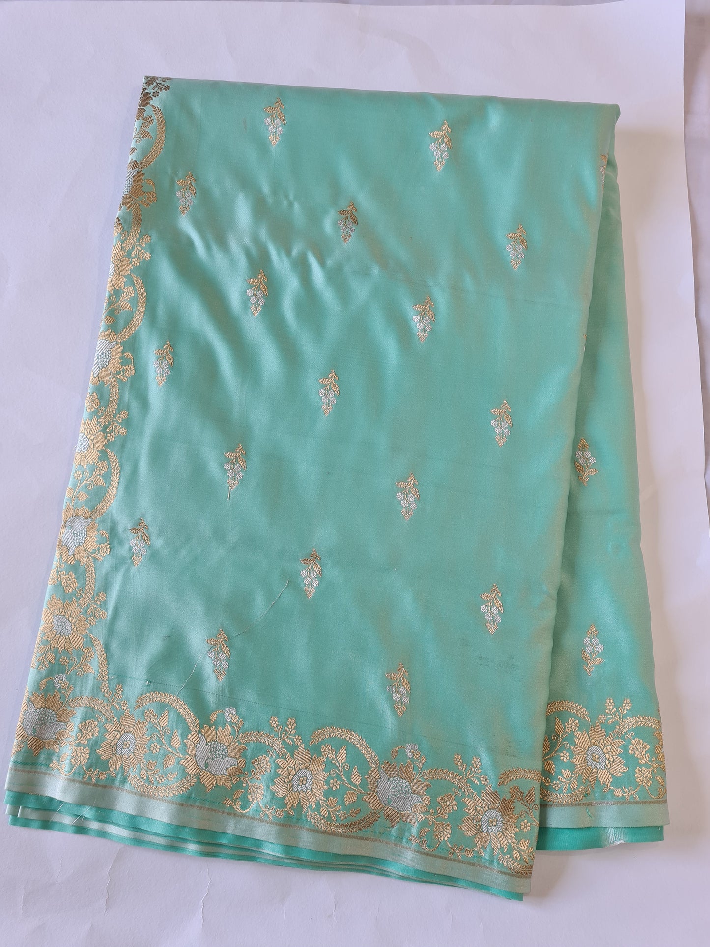 Alfi Mashru Silk Rama green