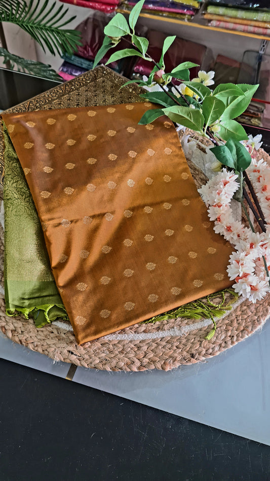 Yellow Green Soft Silk