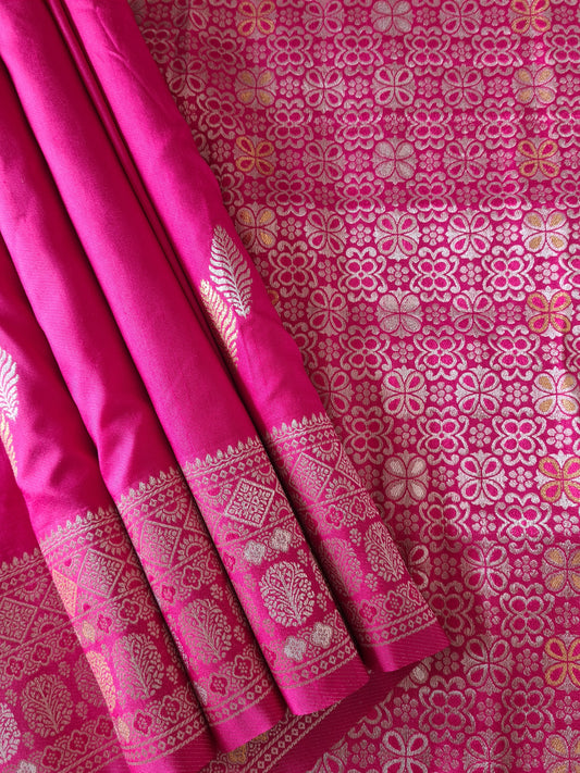 Pink Raw Silk