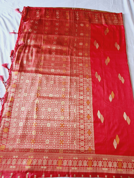 Red Raw Silk