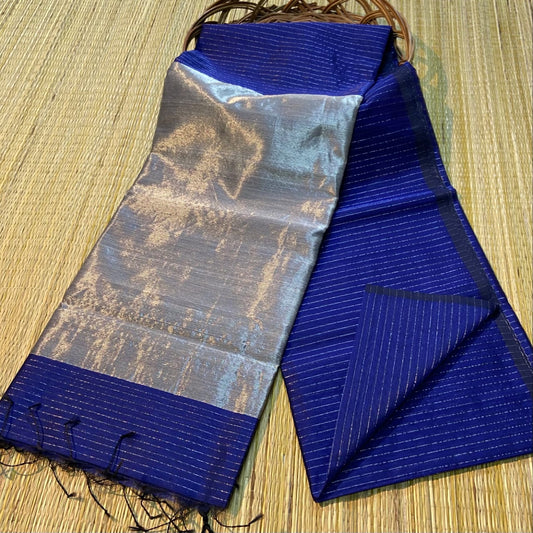 Navy Blue Tissue cotton